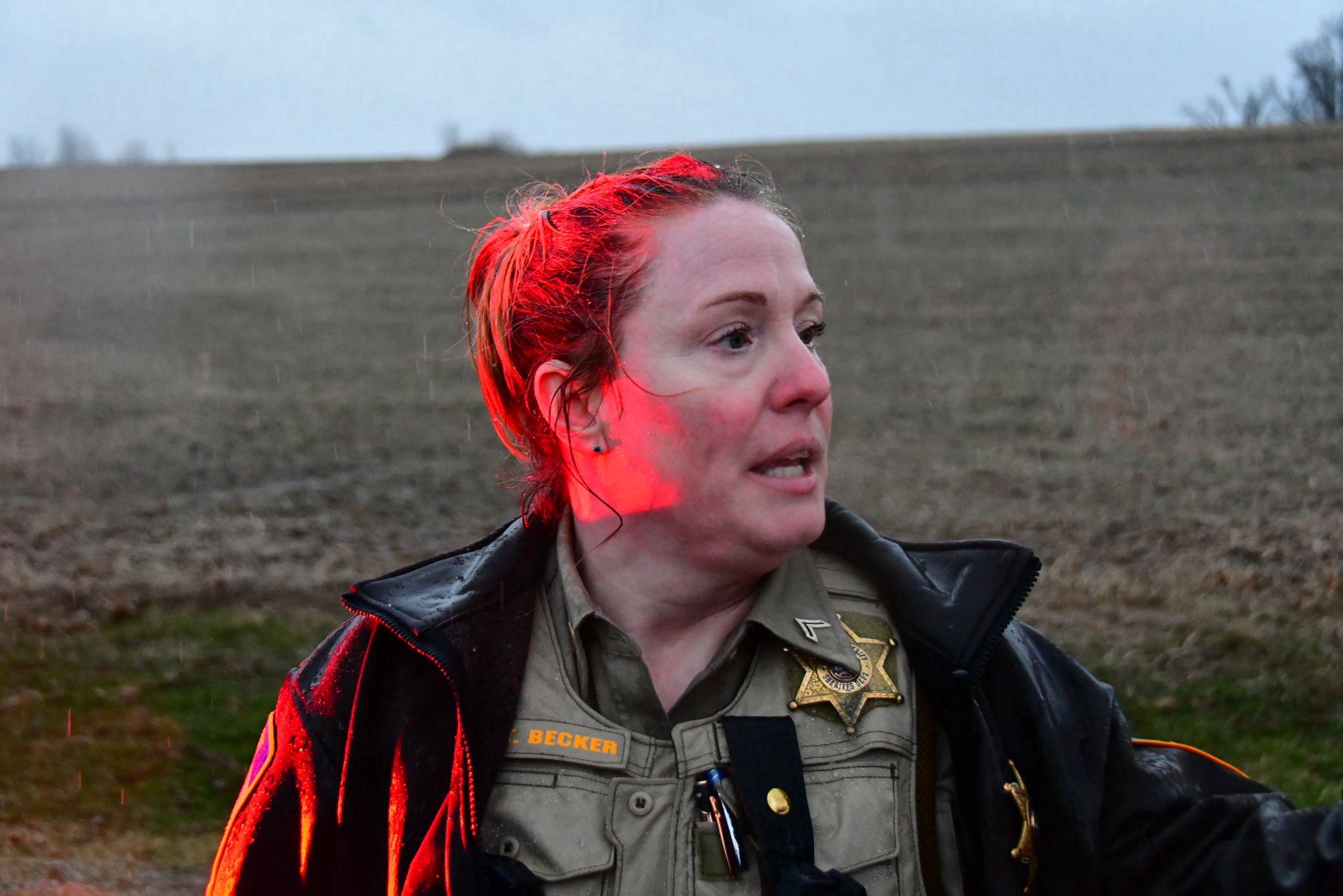 Rescuers during the March 15 action.